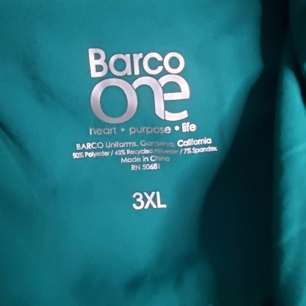 Barco Scrub Pants Joggers Women’s Size 3X Green NWT - Picture 9 of 9